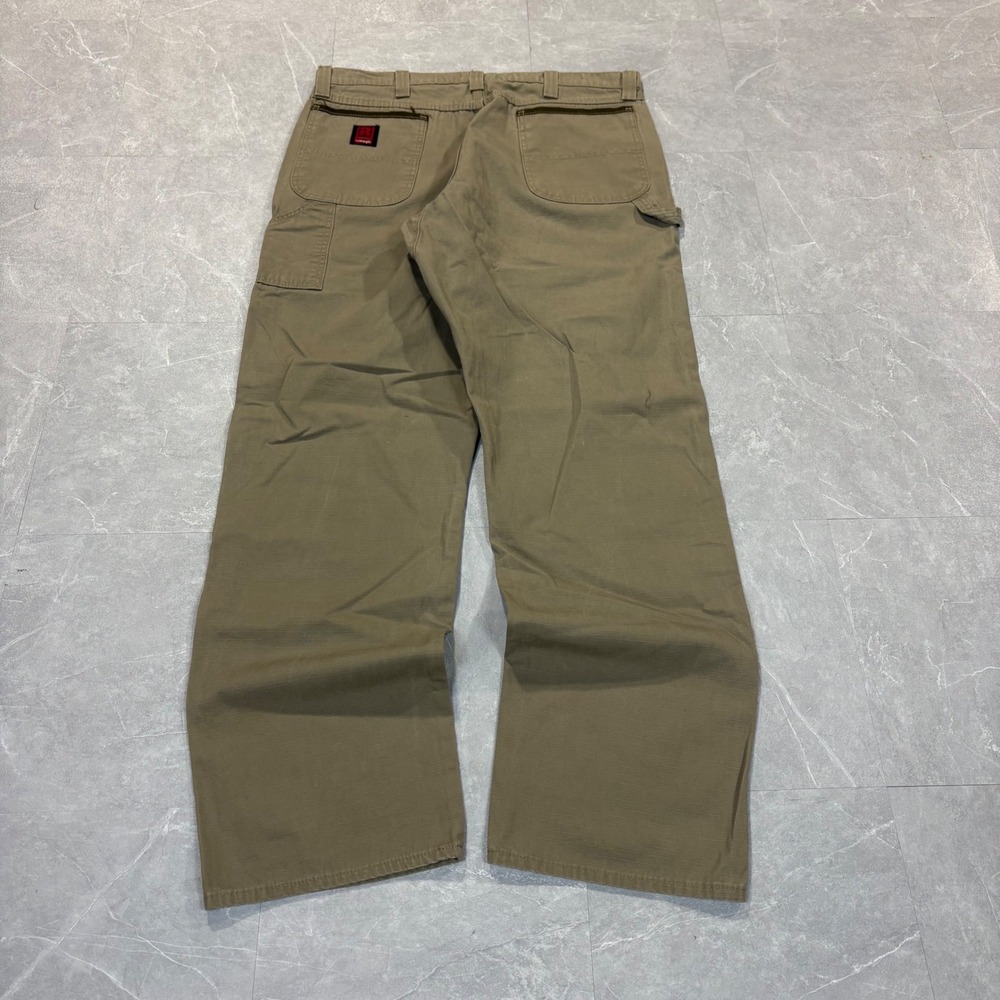 Riggs Workwear by Wrangler Khaki Ripstop Carpenter Pants 3W020DK 38x36